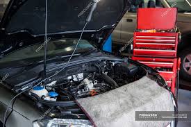 4970 peach mountain drive gainesville, ga 30517. Cars With Open Hood For Servicing At Repair Garage Transport Industry Stock Photo 227264894