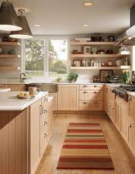 Transitional styling paired with a saddle finish gives these sinclair birch kitchen cabinets a casual, approachable feel. Birch Cabinets Kitchen Design New Kitchen Cabinets Kitchen Renovation