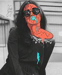 Biasanya effect grime art ini diberikan pada wajah agar meleleh, atau efek lelehan di tangan. 45 Doodled Portrait Illustrations In The Style Of Grime Art