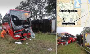 We acknowledge the traditional custodians of the various lands on which we live and work today and pay respect to elders past and present and emerging, and extend that respect to other aboriginal people joining us today. Coach And Lorry Crash On A1 Injures 13 Daily Mail Online