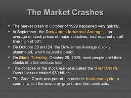 Stock markets might continue the strong momentum and end. The Stock Market Crash Mr Dodson Ppt Download