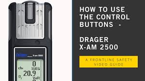 Drager model 31 multi gas detector with accessories and manual. Drager X Am 2500 How To Use The Control Buttons Youtube