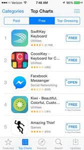 Swiftkey Keyboard App Shoots To Top Of Itunes Charts Cnet