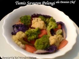 1/2 paprika merah, potong dadu. Resep Tumis Sayur Pelangi Ala Dentist Chef Dentist Chef