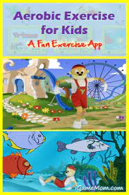 Fun Exercise App For Kids Yuvi Story Aerobics Exercise For Kids Workout Apps Fun Workouts