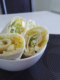 Wraps Frais Riz Oeufs Salade Cuisine Galette Pomme De Terre Recette