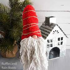Make A Dollar Store Gnome With A Mop Beard
