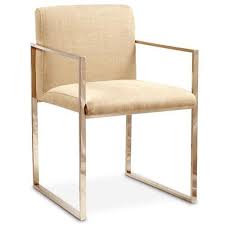 Ari Modern Classic Oat Linen Stainless Steel Arm Chair In 2020 Dining Chairs Fabric Dining Chairs Linen Dining Chairs