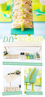 Add a charming touch to your easter tablescape by making your own diy easter sugar baskets! Diy Taco Holder And Free Taco Party Sign To Download