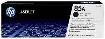 In the fourth step (transfer block) the toner image is then transferred to the paper as it passes below the drum by the transfer charge roller, which places a positive charge on the back of the paper. Hp 85a Ce285a Black Original Laserjet Toner Cartridge Walmart Canada