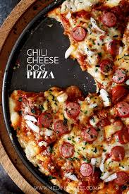 Chili Cheese Dog Pizza In 2020 Chili Cheese Dogs Chili Cheese Hot Dog Pizza