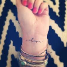 Pin By Christina P On Tats 3 Love Wrist Tattoo Tattoos Feminine Tattoos