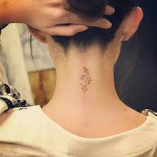 Feminine Neck Tattoos Women Girl Neck Tattoos Discreet Tattoos