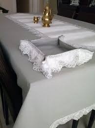 Deri Runner Ducuk Keten Masaortusu Peecelik Manteles De Navidad Manteles Manualidades De Decoracion