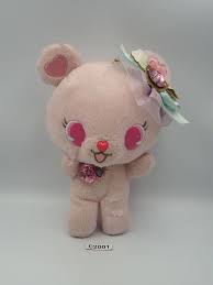 Jewelpet Rossa ROSA C2001 Pink Bear Sanrio SEGA 2013 Plush 8