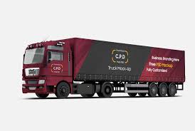 Download Trailer Truck Mockup Free Psd 4 Mockups Psd