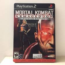 Mortal Kombat Armageddon Premium Edition Playstation 2 Ps2 Steelbook Ps4 Gaming Video Mortal Kombat Armageddon Playstation