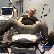 Amy schumer is a relatively new mother and is extremely fond of sharing photos of her son, gene, to her social media accounts. Amy Schumer Shows Off Ultrasound And Baby Bump In Candid Pics On Her Instagram Story Daily Mail Online