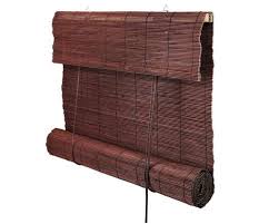 Rolgordijn Bamboe Grijs Bruin 90x240 Cm Kopen Bij Hornbach Bambusrollo Hornbach Rollos