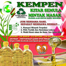 Minyak masak kitar semula adalah minyak masak yang telah digunakan dan diproses semula kemudian dijual kepada pengguna. Pertubuhan Qaseh Ipoh Perak Kempen Kitar Semula Minyak Masak Sumbangan Anda Sangat Dihargai Facebook