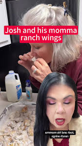 Josh and his momma and them ranch wings!!! #RanchWings #Wings  ##ranchtok##chickenwings
