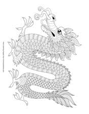Free printable chinese dragon coloring pages for kids. Chinese New Year Coloring Pages Free Printable Pdf From Primarygames