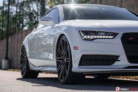 Ridin On 22s Audi S7 On Xo Luxury Milan Advanced Automotive Accessories Audi Matte Black Wrap Milan