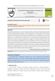 This paper reviews nhst and. Pdf Teaching Hypothesis Test In An Easy Way