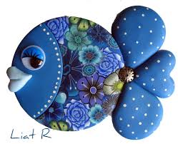 Polymer Clay Fish Magnet Polymer Clay Crafts Polymer Clay Fish Clay Fish