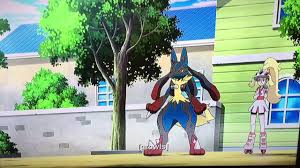 Pokemon X And Y Lucario Evolve Into Mega Lucario