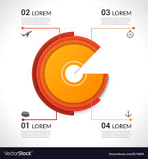 Modern Infographics Pie Chart For Web Banners