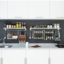 Stainless Steel Multi Functional Storage Holders Racks Organizer Nordic Garner In 2020 Kitchen Storage Shelves Kitchen Furniture Design Functional Storage