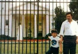 Pablo Escobar Son Outiside The White House 1981