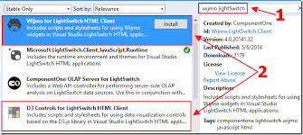 lightswitch help website blog using d3 controls in