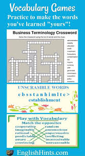 Online Vocabulary Games And Practice Activities Vocabulary Games Teaching Vocabulary Vocabulary
