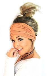 Extra Wide Headband Twist Turban Cognac Headband Hairstyles Long Hair Styles Extra Wide Headband