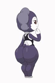 169029 - suggestive, alternate version, artist:tansau, fictional species,  indeedee, anthro, series:pokethots by tansau, nintendo, pokémon, 2021, 2d,  2d animation, animated, bedroom eyes, breasts, butt, clothes, digital art,  ears, eyelashes, female ...