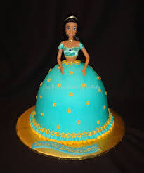 Check our their 8 new ice cream cake designs featuring the beautiful queen elsa, princess anna, olaf and the others! Jasmine Doll Cake First Time Doing A Jasmine Doll Cake Had To Tie Up Her Hair Out Of The Way To Keep It Ou Doll Cake Jasmine Doll Cake Jasmine