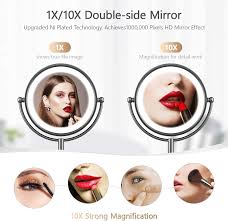 We did not find results for: Buy Professional 8 5 Lighted Makeup Mirror 10x Magnifying Vanity Mirror With 32 Led Lights Senior Satin Nickel Cosmetic Mirror Brightness Adjustable 0 1100lux Desk Lamp Night Light Alternative Online In Indonesia B07zd4l134