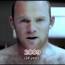 Wayne Rooney Now and Before