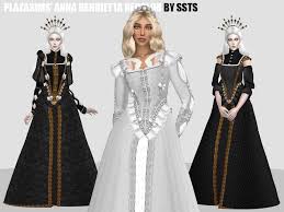 PLAZASIMS' ANNA HENRIETTA RECOLOR by SSTS Teen to Elder Fullbody Everyday,  Formal, Party. Disabled for Random Recolor...