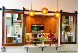 77 Sliding Stained Glass Doors Used On A Pass Through Window From The Stainedglasskitche Pass Through Window Stained Glass Door Rustic Barn Door Hardware