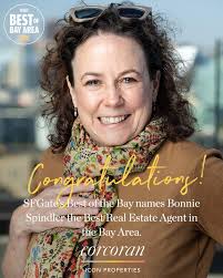 Congratulations to Bonnie Spindler, named Best Real Estate Agent in the Bay  Area for 2025 in @sfgate's Best of the Bay Area awards.⁠ ⁠ A trusted expert  in San Francisco real estate,