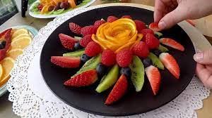 Introduce or review the vocabulary using props. How To Make A Delicious Fruit Center Table Decoration Party Food Decoration Ideas Youtube