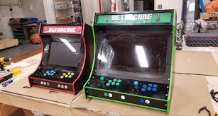 Planos maquina arcade recreativa instalación del sistema. Bigger Bartop Arcade Build Holbrook Tech