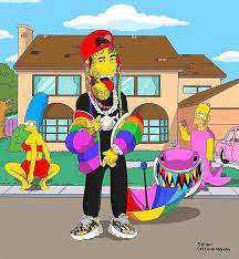 69's baby mama is entertaining cuz she always wants smoke lol. 6ix9ine Rapper Art Simpsons Characters Gang Culture