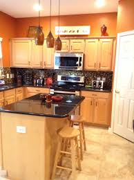 Pin By Tia Davis On Home Sweet Home Orange Kitchen Decor Orange Kitchen Walls Orange Kitchen