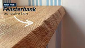 Sowohl innen als auch außen. Holz Fensterbank Innen Auf Mass Bestellen Zuschnittprofi De