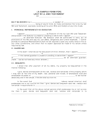 Last will and testament form in pdf. Last Will And Testament Sample Form Free Printable Documents Last Will And Testament Will And Testament Estate Planning Checklist