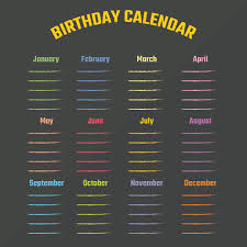 Free editable birthday calendar template. 10 Best Office Birthday List Printable Printablee Com